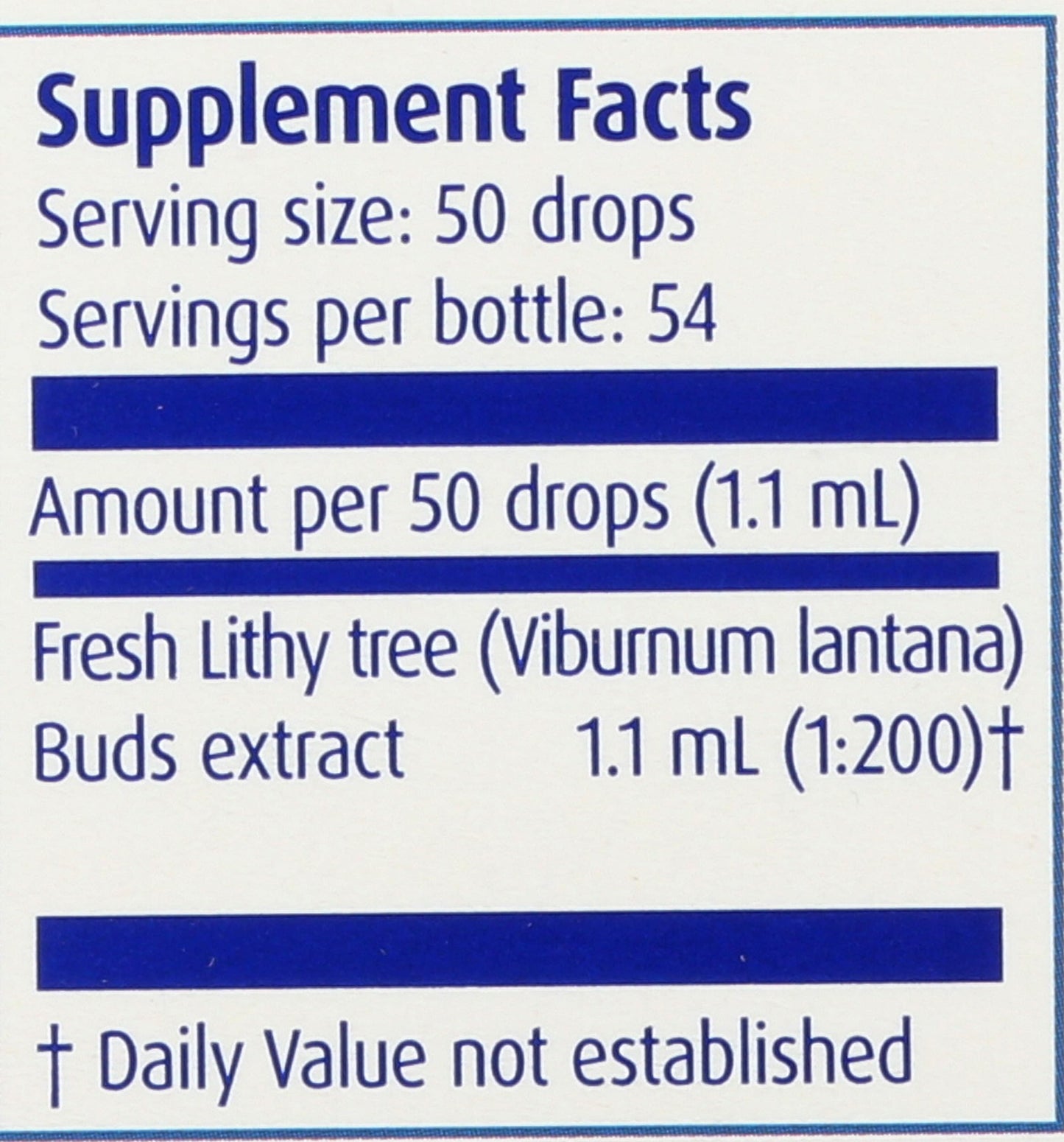 Boiron Lithy Tree Herbal Supplement - 2 oz