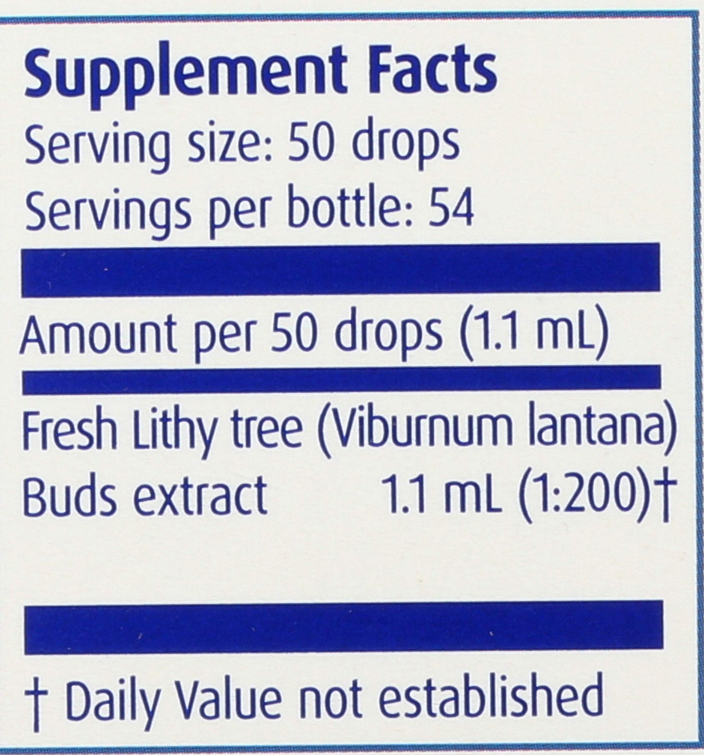 Boiron Lithy Tree Herbal Supplement - 2 oz