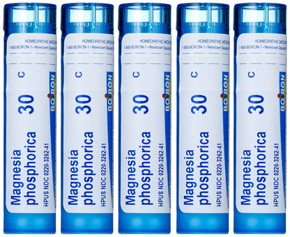 Boiron Magnesia Phosphorica 30C (Pack of 5) – Homeopathic Abdominal Pain Relief