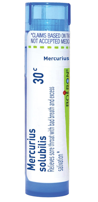 Boiron Mercurius Solubilis 30C – Sore Throat Homeopathic Pellets (Pack of 5)