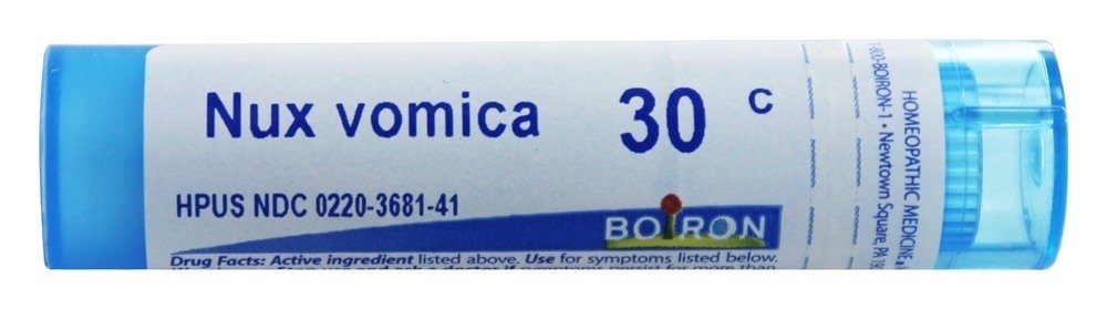 Boiron Nux Vomica 30C (80 Pellets) – Homeopathic Remedy