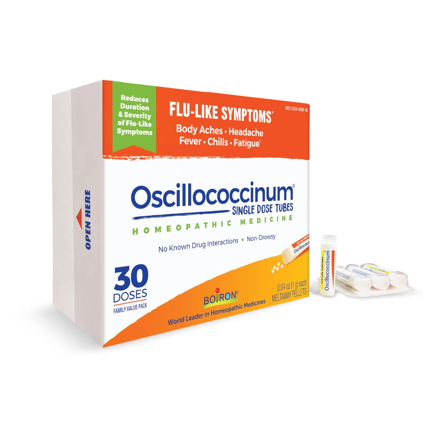 Boiron Oscillococcinum Natural Flu Relief – 30 Doses per Pack (1 Each)