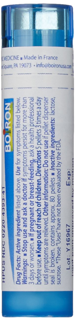 Boiron Rhus Toxicodendron 6C – 5-Pack, 80 Pellets | Joint Pain Relief