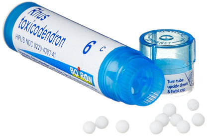 Boiron Rhus Toxicodendron 6C – 5-Pack, 80 Pellets | Joint Pain Relief