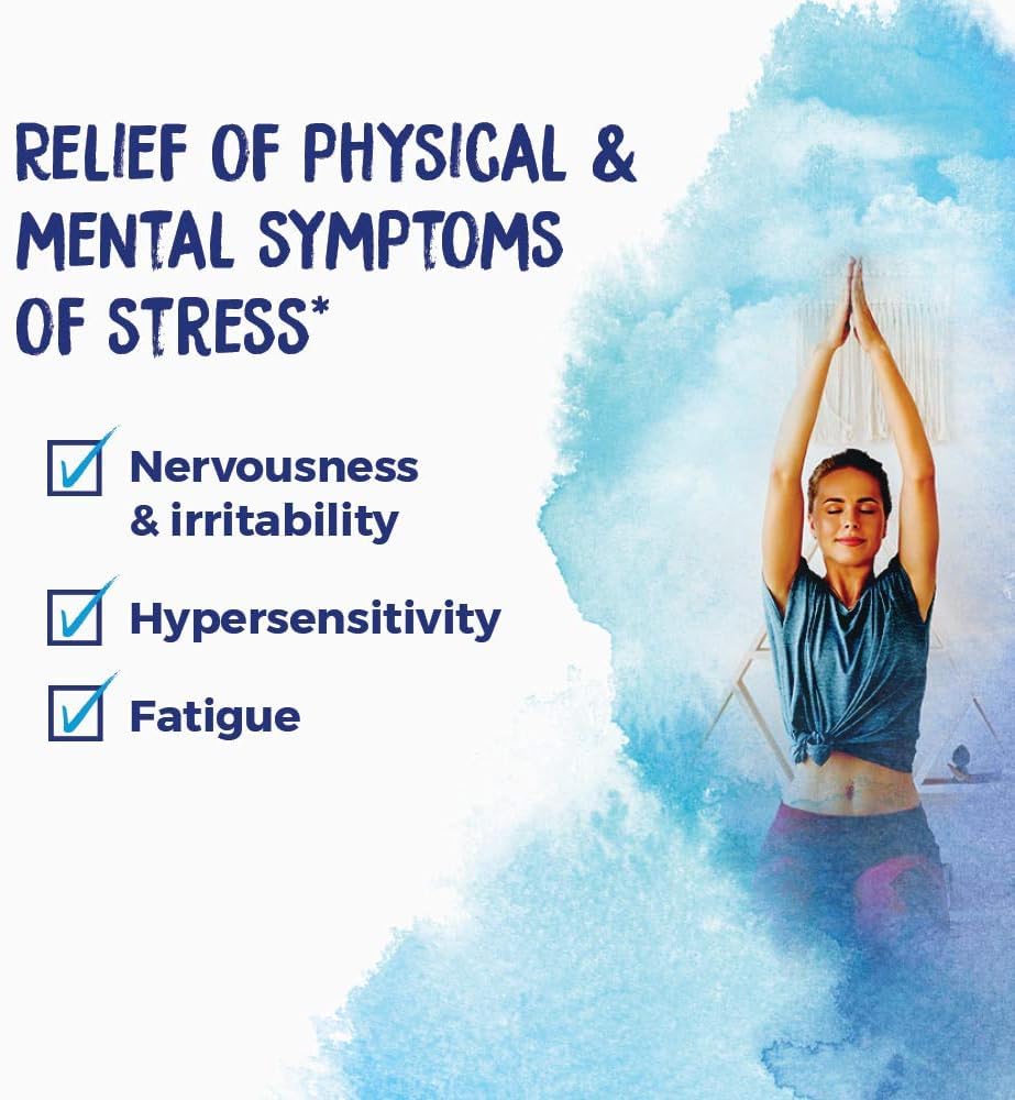 Boiron StressCalm - Relief from Stress, Anxiousness, Nervousness, Irritability, and Fatigue | 60 Count Pack of 2