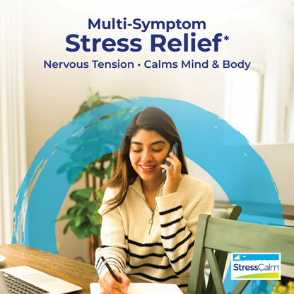 Boiron StressCalm Tabs — 100 Count | Non-Drowsy Stress Relief & Meltaway Tablets