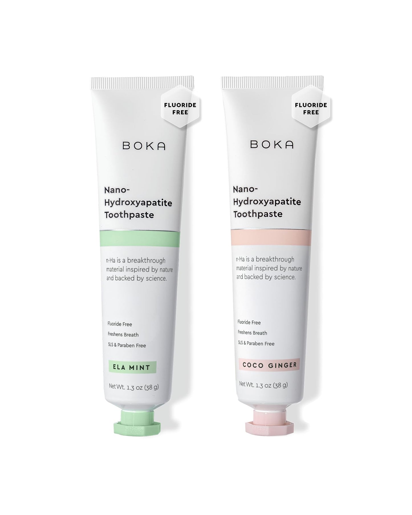 Boka Fluoride Free Toothpaste – Nano Hydroxyapatite, Sensitive Teeth, 2Pk US