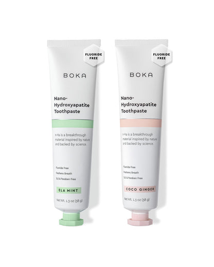 Boka Fluoride Free Toothpaste – Nano Hydroxyapatite, Sensitive Teeth, 2Pk US