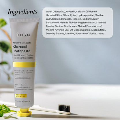 Boka Fluoride-Free Toothpaste | Nano Hydroxyapatite | For Sensitive Teeth