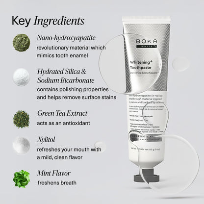 Boka Fluoride Free Nano-Hydroxyapatite Toothpaste – For Sensitive Teeth (4 oz)