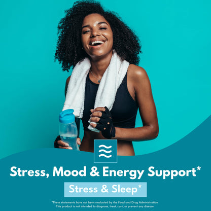 Bold Botanica Ashwagandha Plus – Stress, Mood, Memory & Energy Support | Triple Adaptogenic Formula | 30 Vegan Caps