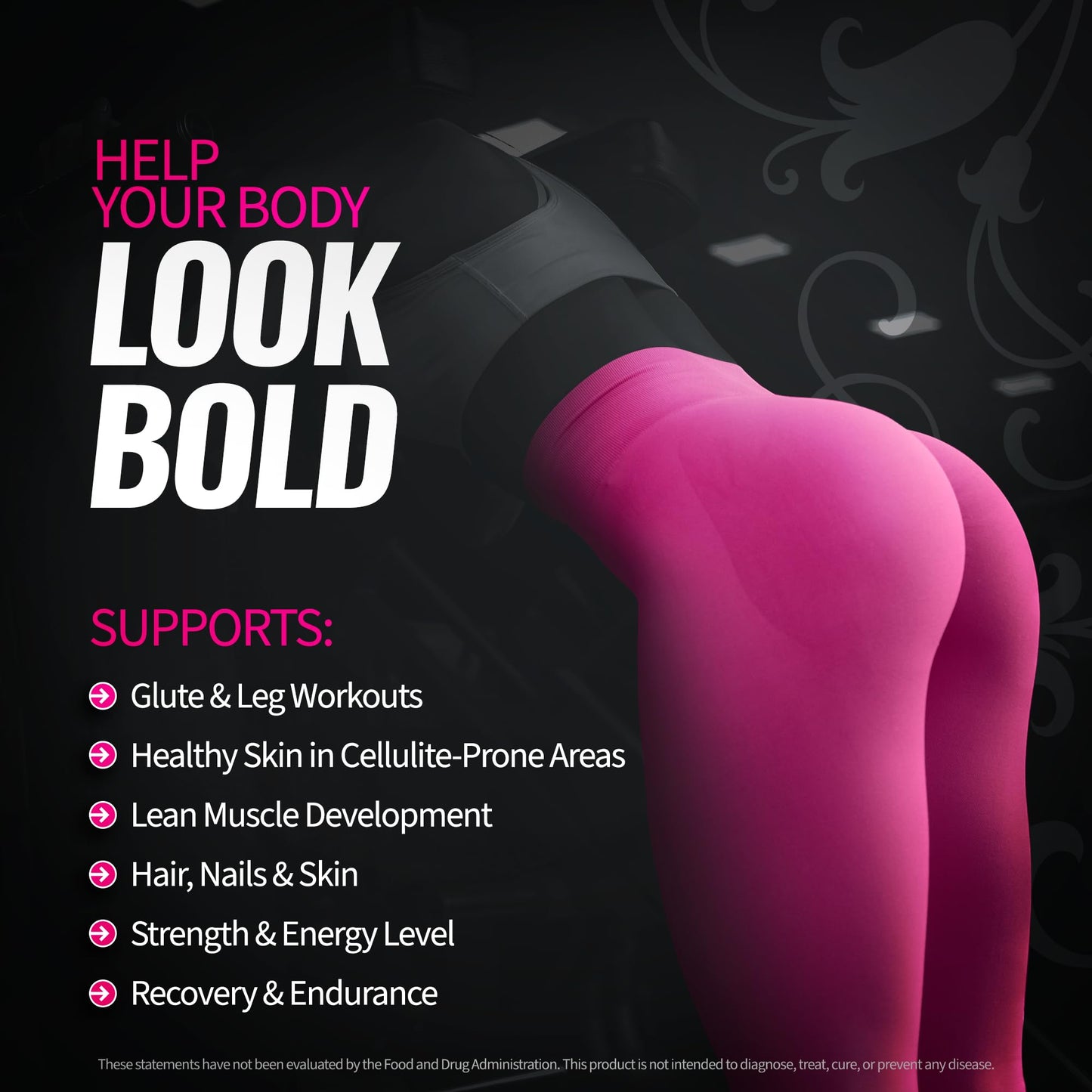 Bold Buns Creatine for Women – Booty Builder with Collagen & BCAA