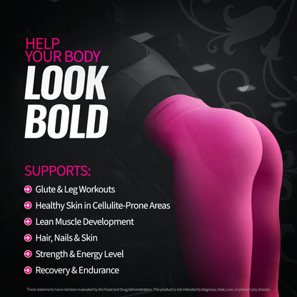 Bold Buns Creatine for Women – Booty Builder with Collagen & BCAA