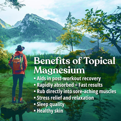 Bolton's Naturals Topical Magnesium Gel with Lavender - 8 oz | Soothing Massage Gel