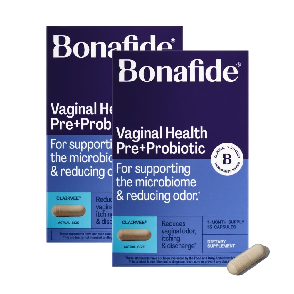 Clairvee by Bonafide – Vaginal Probiotic for Odor, Itching & Discharge (2-Month Supply)