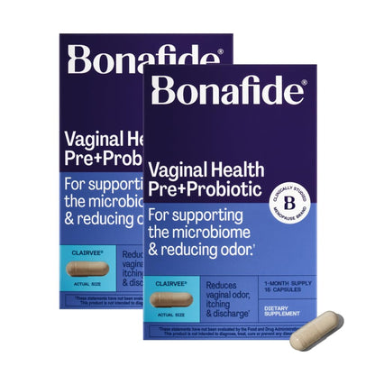Clairvee by Bonafide – Vaginal Probiotic for Odor, Itching & Discharge (2-Month Supply)