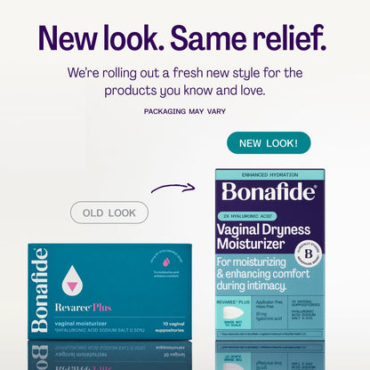 Revaree Plus by Bonafide – Hyaluronic Acid Vaginal Moisturizer (3-Month Supply)