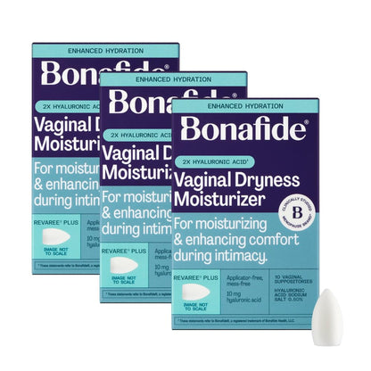 Revaree Plus by Bonafide – Hyaluronic Acid Vaginal Moisturizer (3-Month Supply)