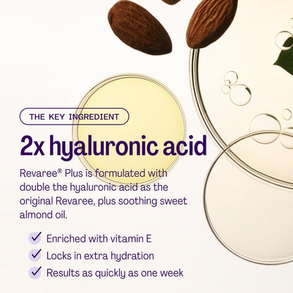 Revaree Plus by Bonafide — Hyaluronic Acid Vaginal Moisturizer with Sweet Almond Oil | 1-Month Supply (10 Inserts)