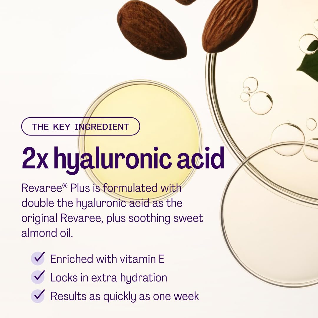 Revaree Plus by Bonafide – Hyaluronic Acid Vaginal Moisturizer (3-Month Supply)