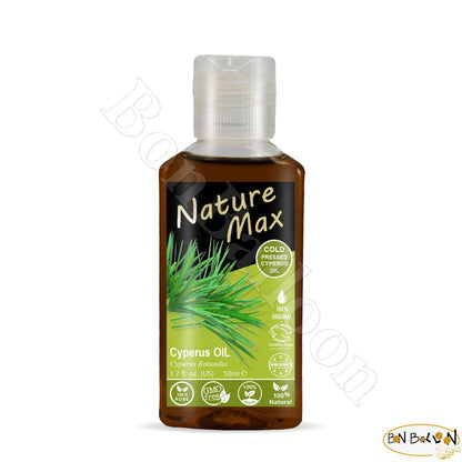 Bonballoon Nature Max Cyperus Oil – Natural Cold-Pressed Egyptian Skin Care Oil, Halal & Non-GMO (50 ml)