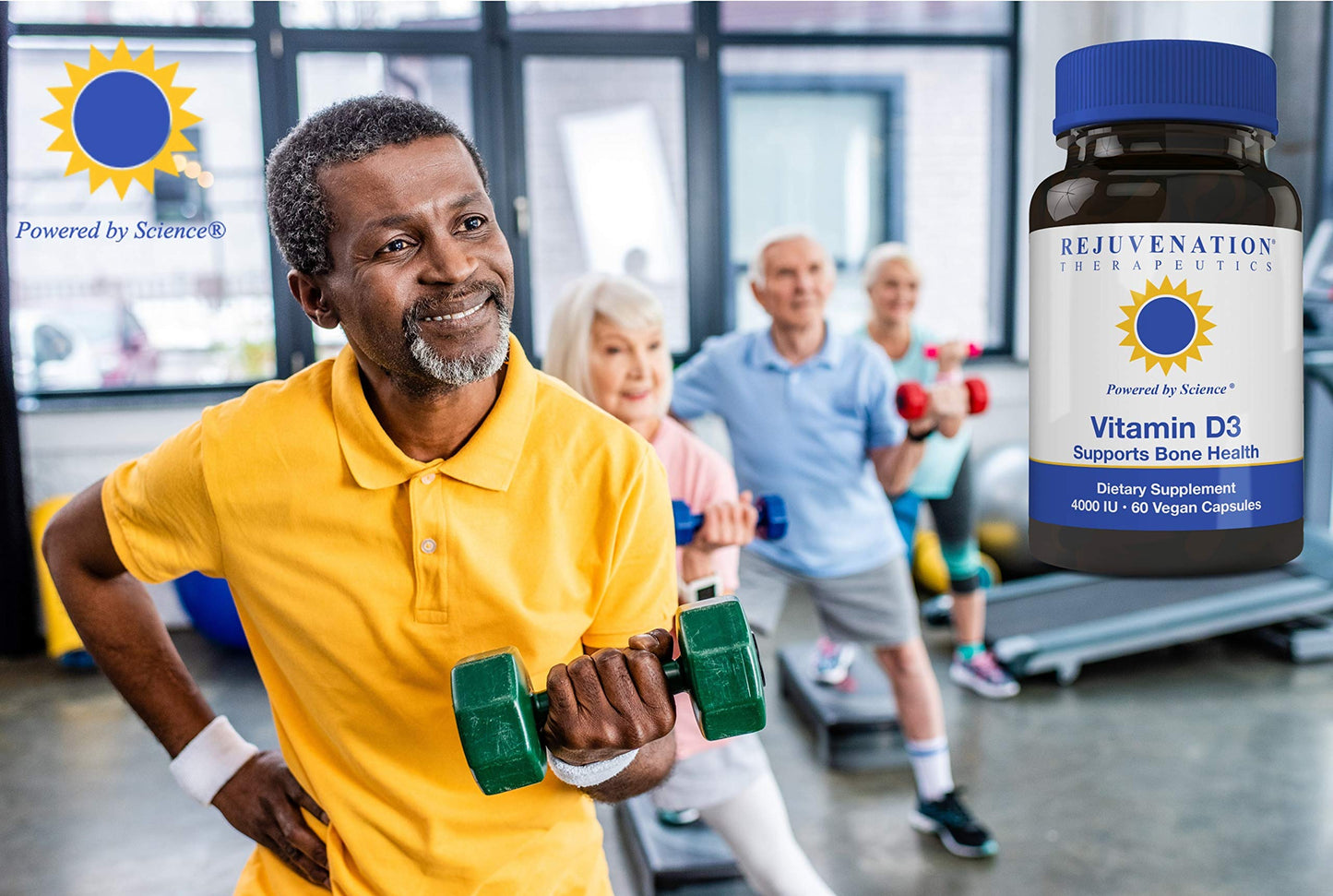 Rejuvenation Therapeutics Vitamin D3 4000IU - Supports Bone Health (60 Vegan Capsules)