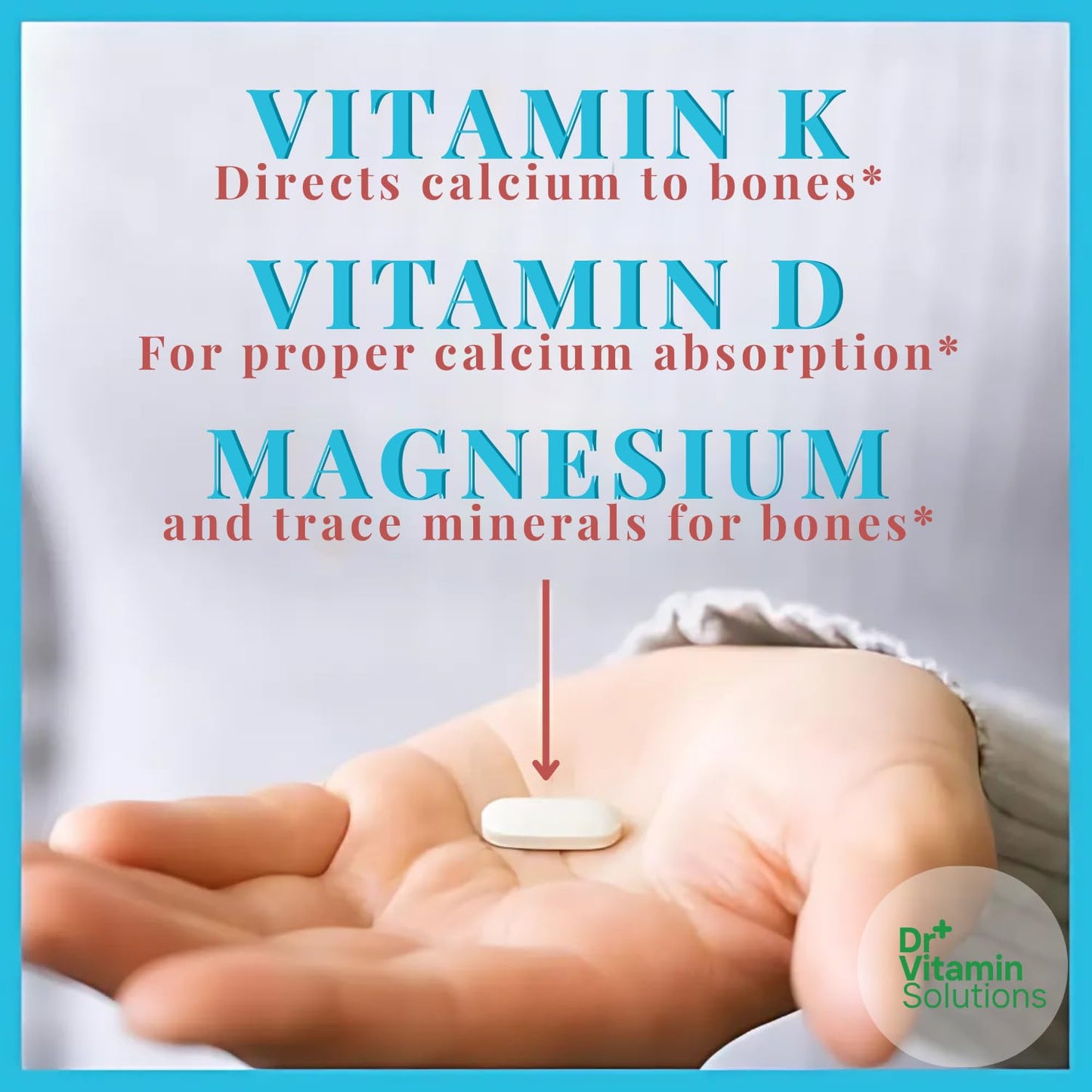DR Vitamin Solutions Bone Health Max - Calcium, Magnesium & Vitamin D3