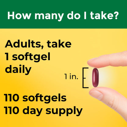 Nature Made Magnesium Oxide 400 mg Softgels – Extra Strength, 110-Count