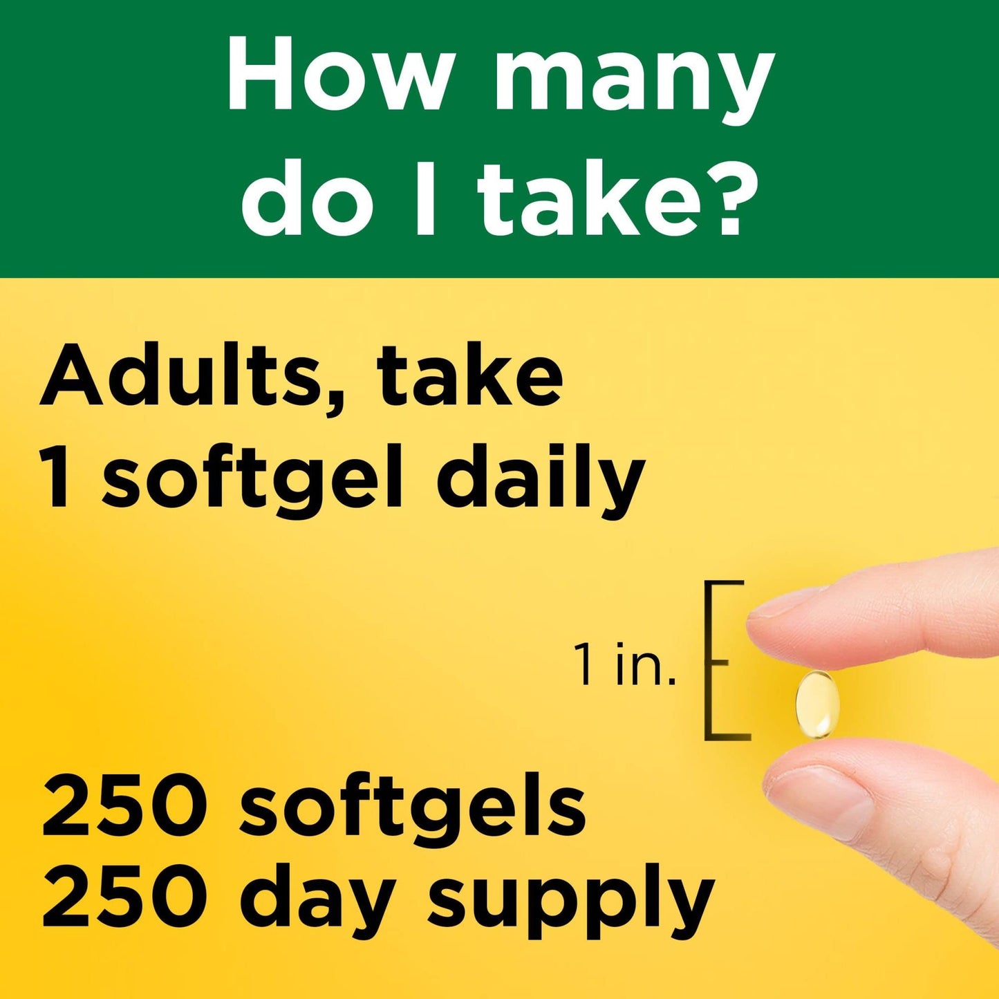 Nature Made Vitamin D3 2000 IU Softgels — Immune, Bone & Muscle Support | 250 Softgels