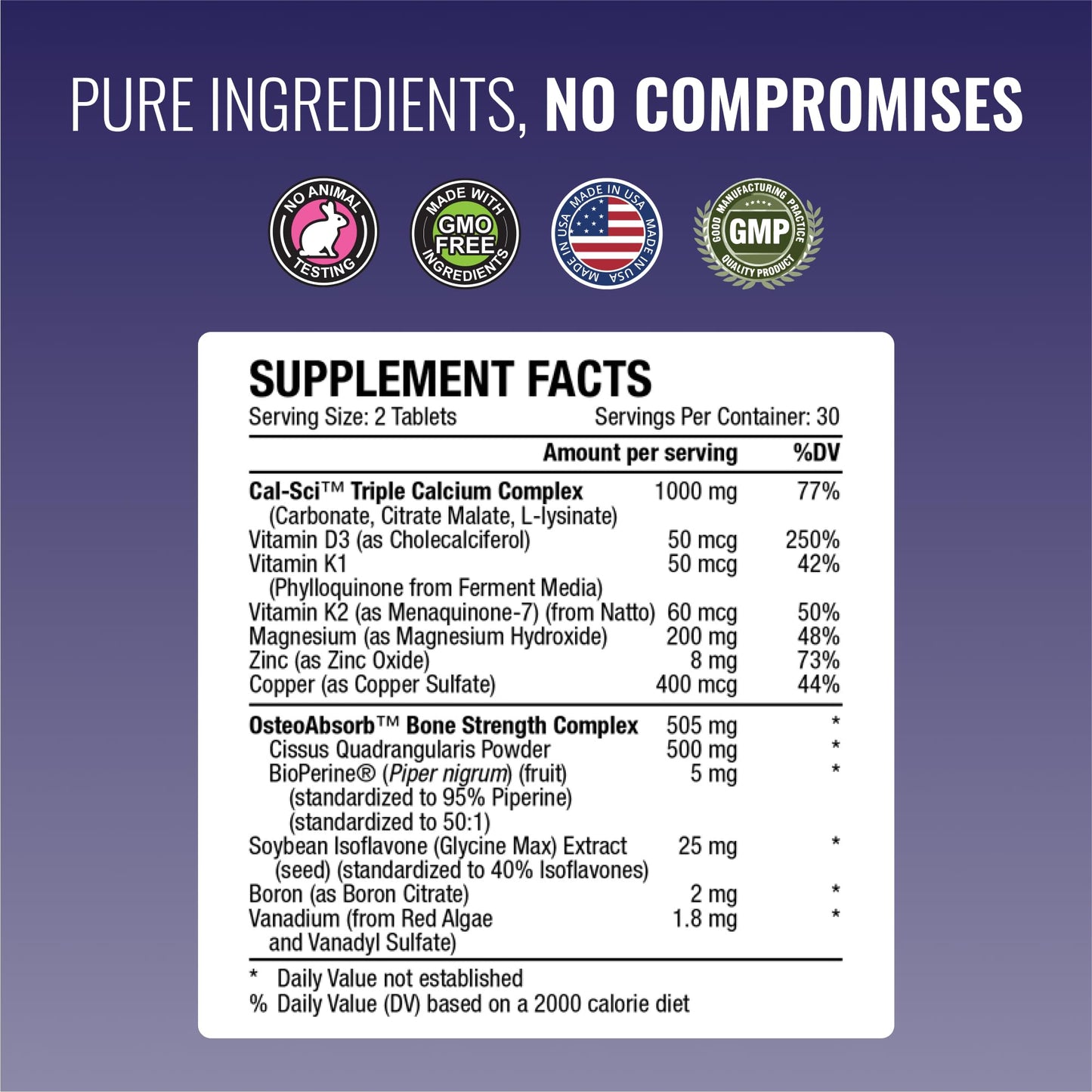 Bonesyl by Approved Science | Strengthen Bones, Maintain Bone Health | Vegan, Made in USA, 180 Tablets