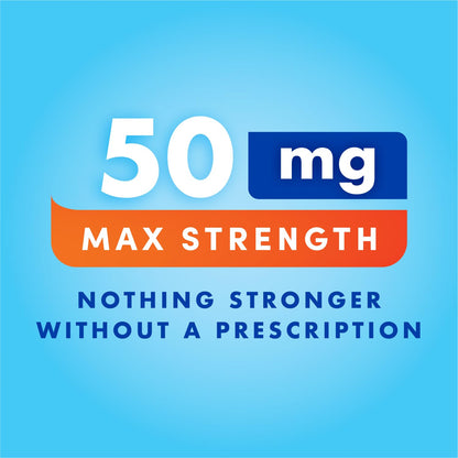 Bonine MAX Chewable for Motion Sickness Relief – Peppermint, 50 mg Meclizine HCl, 32 Chews (Pack of 2)