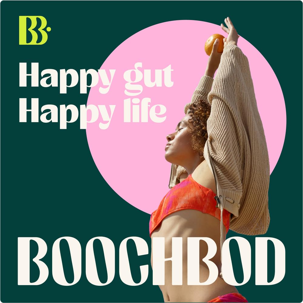 BoochBod Probiotic Kombucha Gummies – Gut Health, Prebiotics & Probiotics