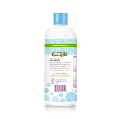 Boogie Kids Botanical Bubble Bath – Soothing Vapor, Mint Eucalyptus, 18 oz