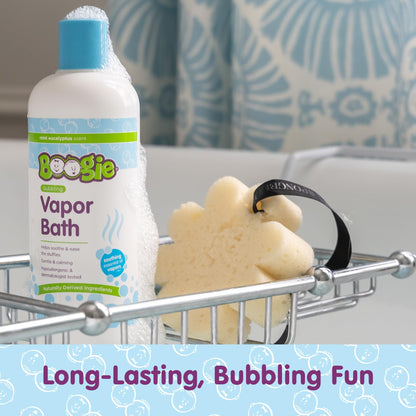 Boogie Kids Botanical Bubble Bath – Soothing Vapor, Mint Eucalyptus, 18 oz