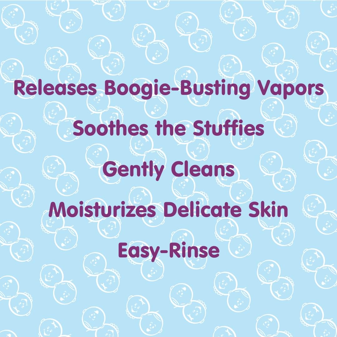 Boogie Kids Botanical Bubble Bath – Soothing Vapor with Plant & Oat Extracts (18 oz, 2 Pack)