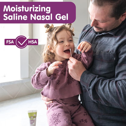 Boogie Saline Nasal Gel – Aloe & Isotonic Saline, Unscented, Pack of 2