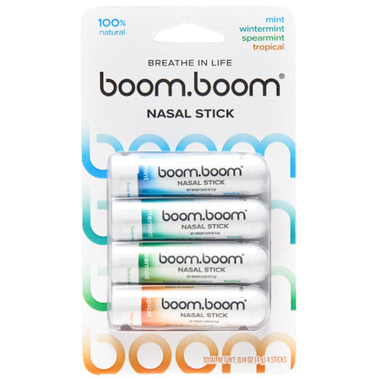 BoomBoom Nasal Stick | Vapor Flow Technology for Fresh, On-the-Go Breathing