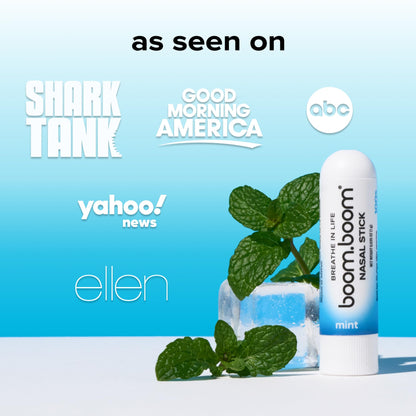 BoomBoom Nasal Stick | Vapor Flow Technology, Mint Inhaler, Quick Refresh