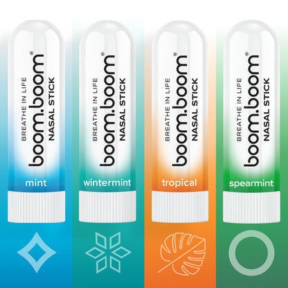 BoomBoom Nasal Stick | Vapor Flow Technology for Fresh, On-the-Go Breathing