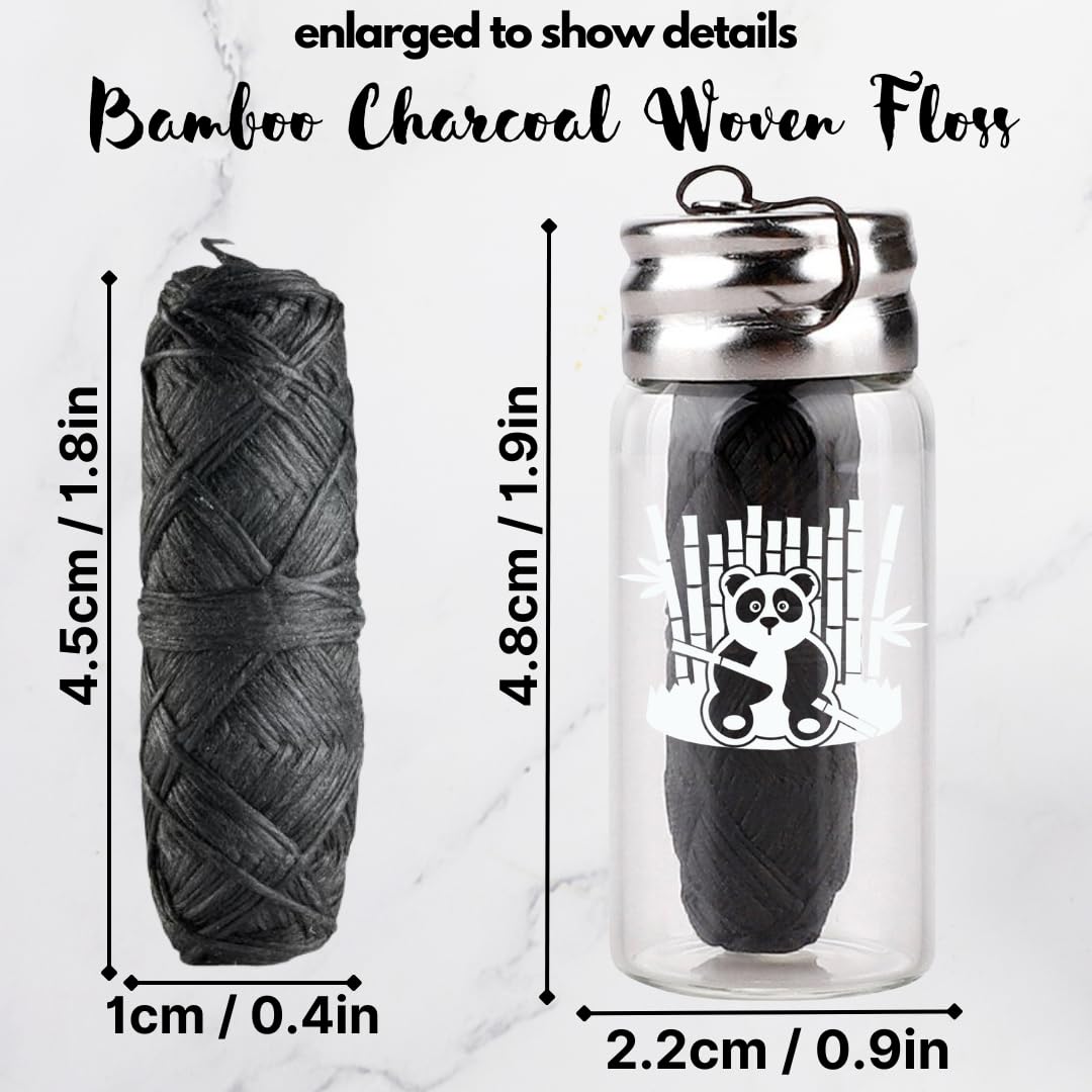 BOONBOO Dental Floss | Bamboo Charcoal Woven Thread - Strawberry