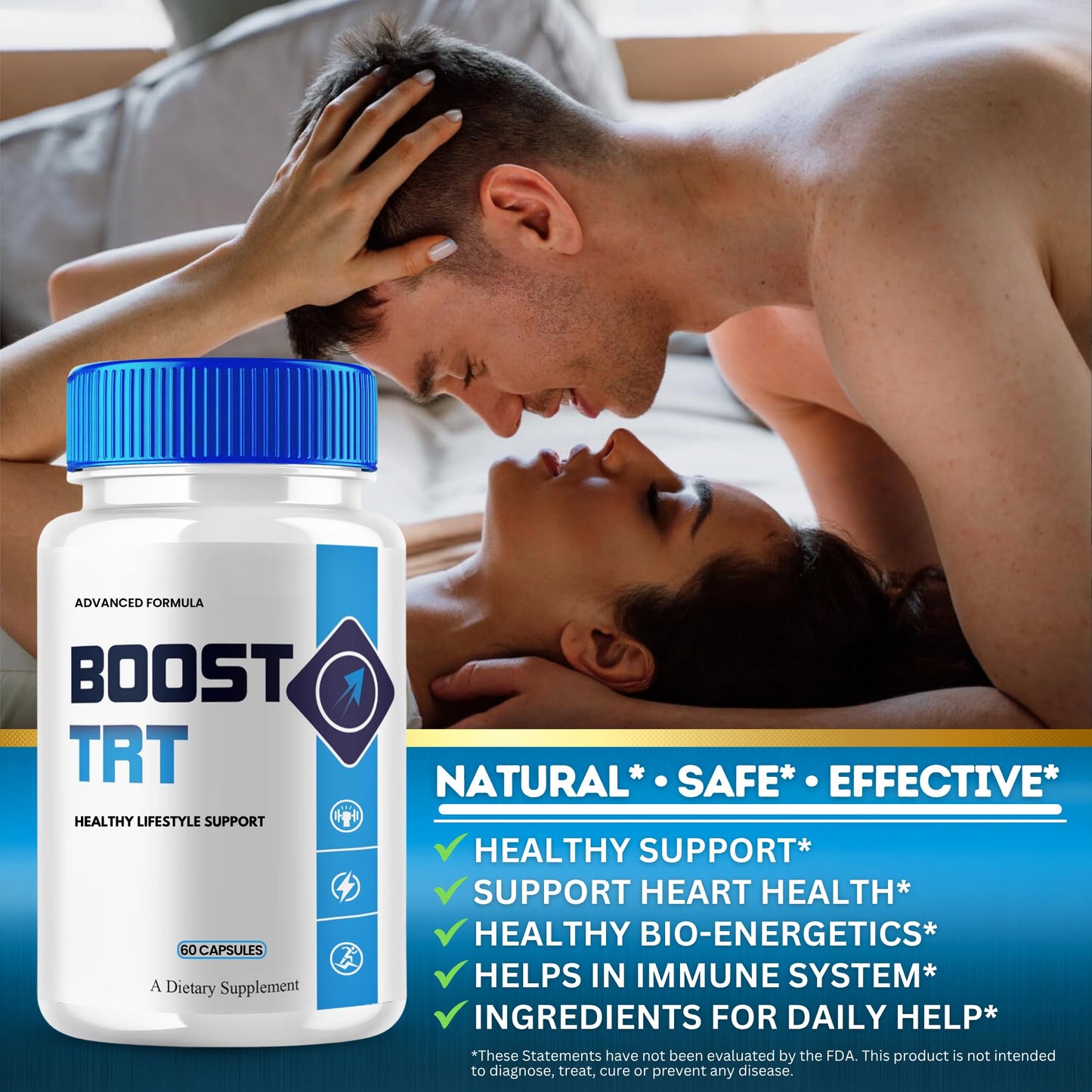 Original Boost TRT Advanced Pills Capsule – Premium Formula | BoostTRT 60 Capsules x5 Pack