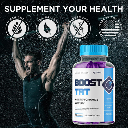 Boost TRT Gummies for Men – Official BoostTRT Gummy Supplement (60 Gummies)