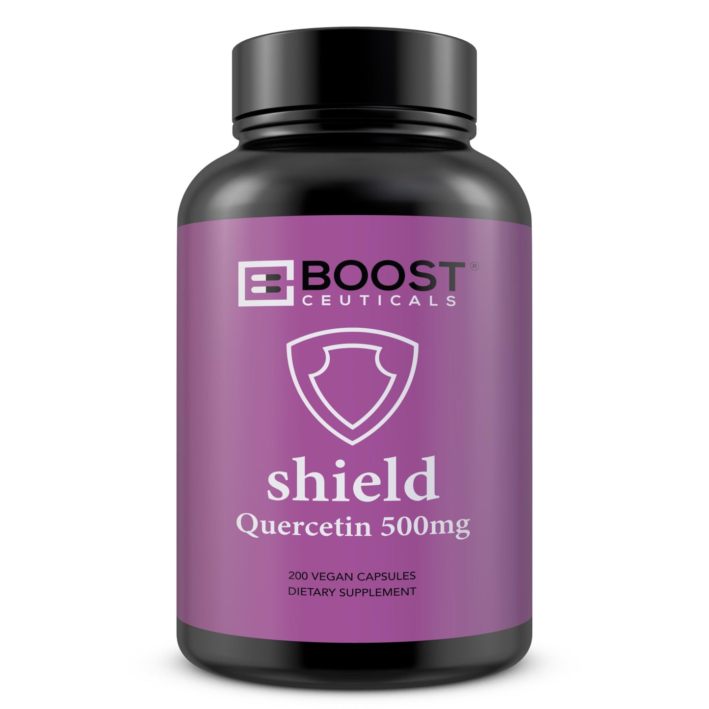 BoostCeuticals Quercetin 200 500mg Vegan Capsules – Gluten Free, Non-GMO