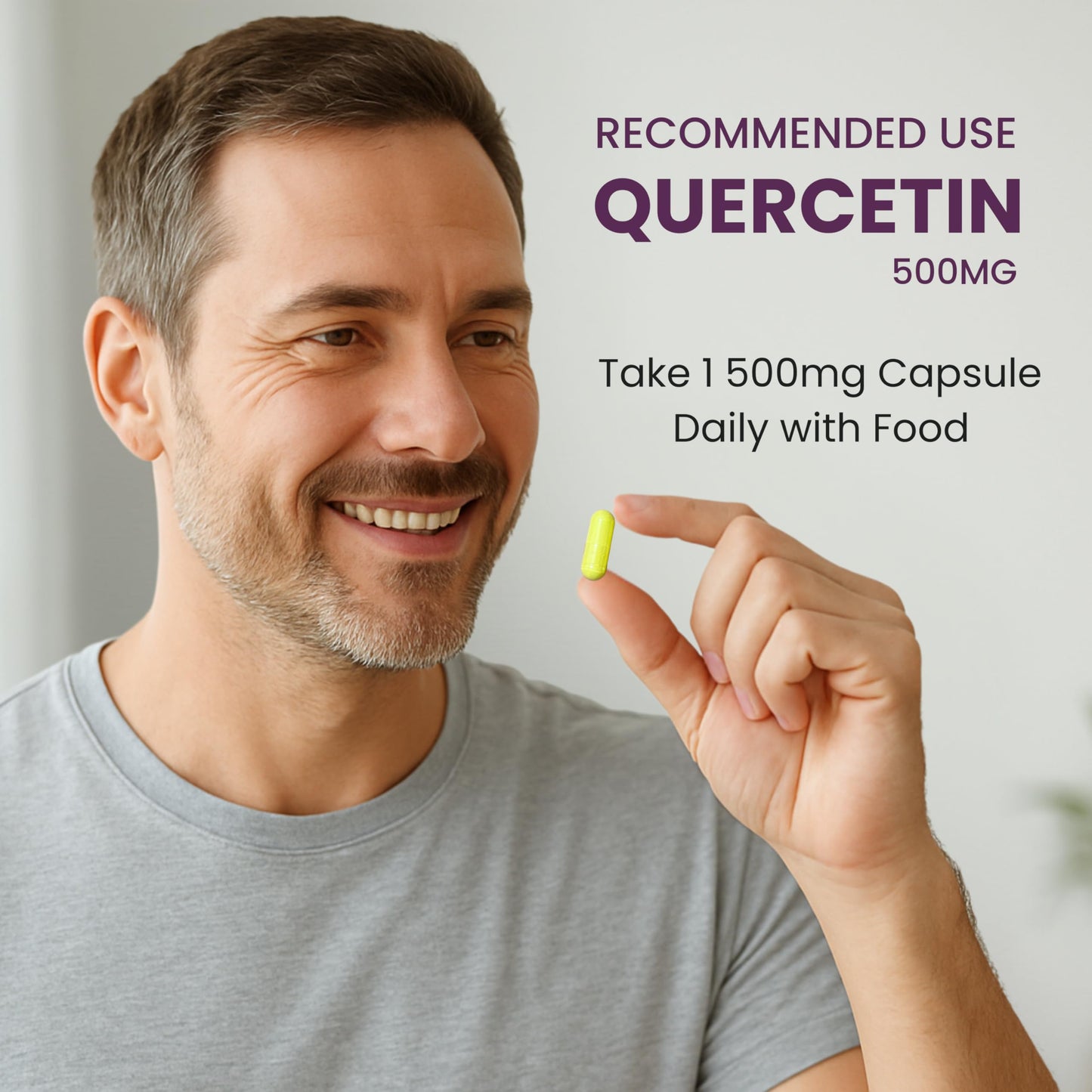 BoostCeuticals Quercetin 200 500mg Vegan Capsules – Gluten Free, Non-GMO