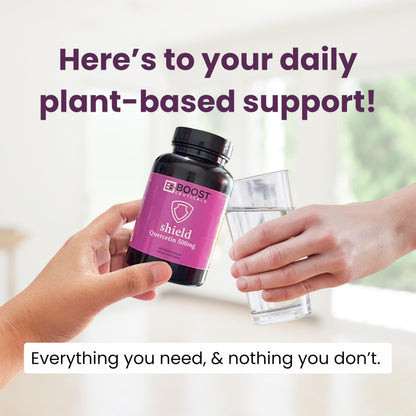 BoostCeuticals Quercetin 200 500mg Vegan Capsules – Gluten Free, Non-GMO