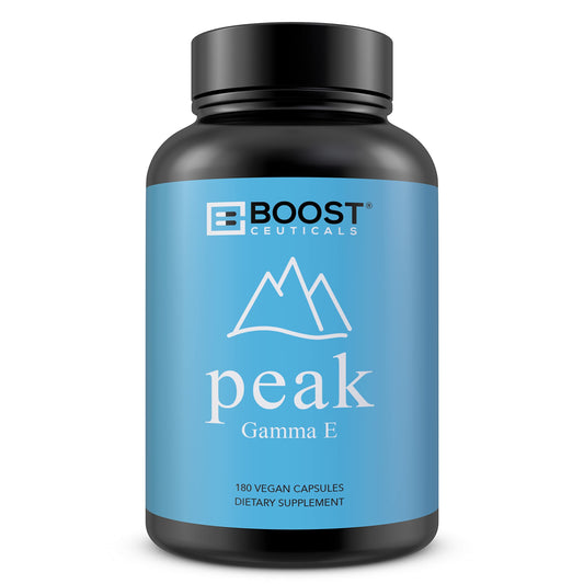 BoostCeuticals Vegan Vitamin E Gamma Tocopherol – 180mg Gamma E per Serving – Non-GMO, Gluten Free – 180 Capsules BritishVita | Premium UK Vitamins & Wellness Supplements