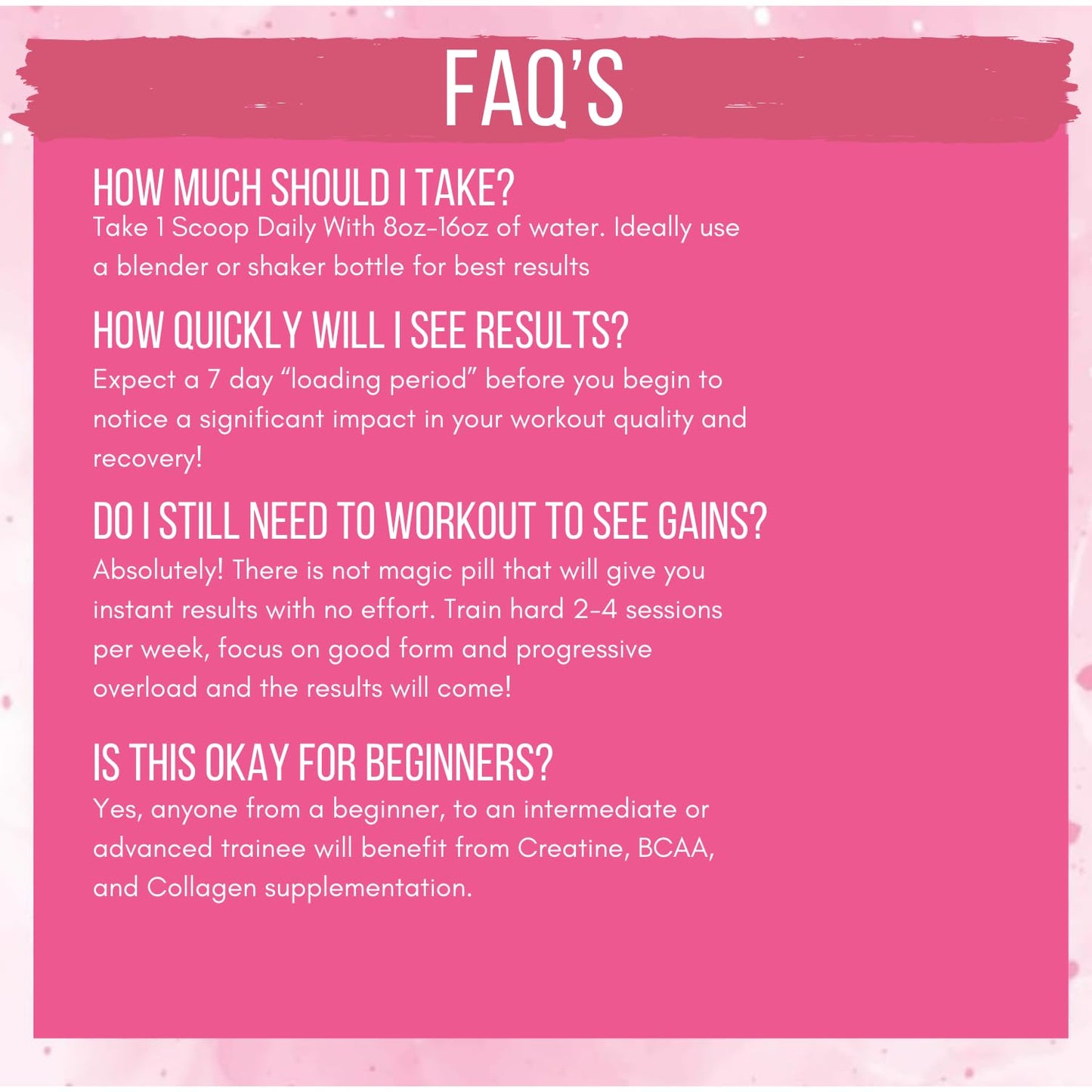 Booty Pump Formula for Women – Pink Lemonade Creatine + BCAAs + Collagen