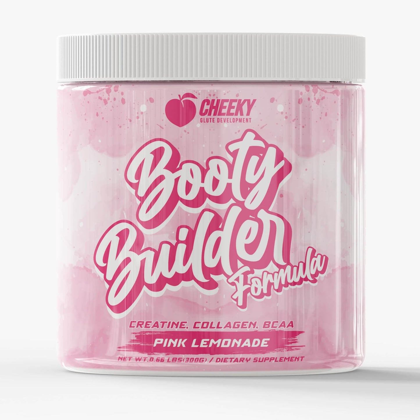 Booty Pump Formula for Women – Pink Lemonade Creatine + BCAAs + Collagen