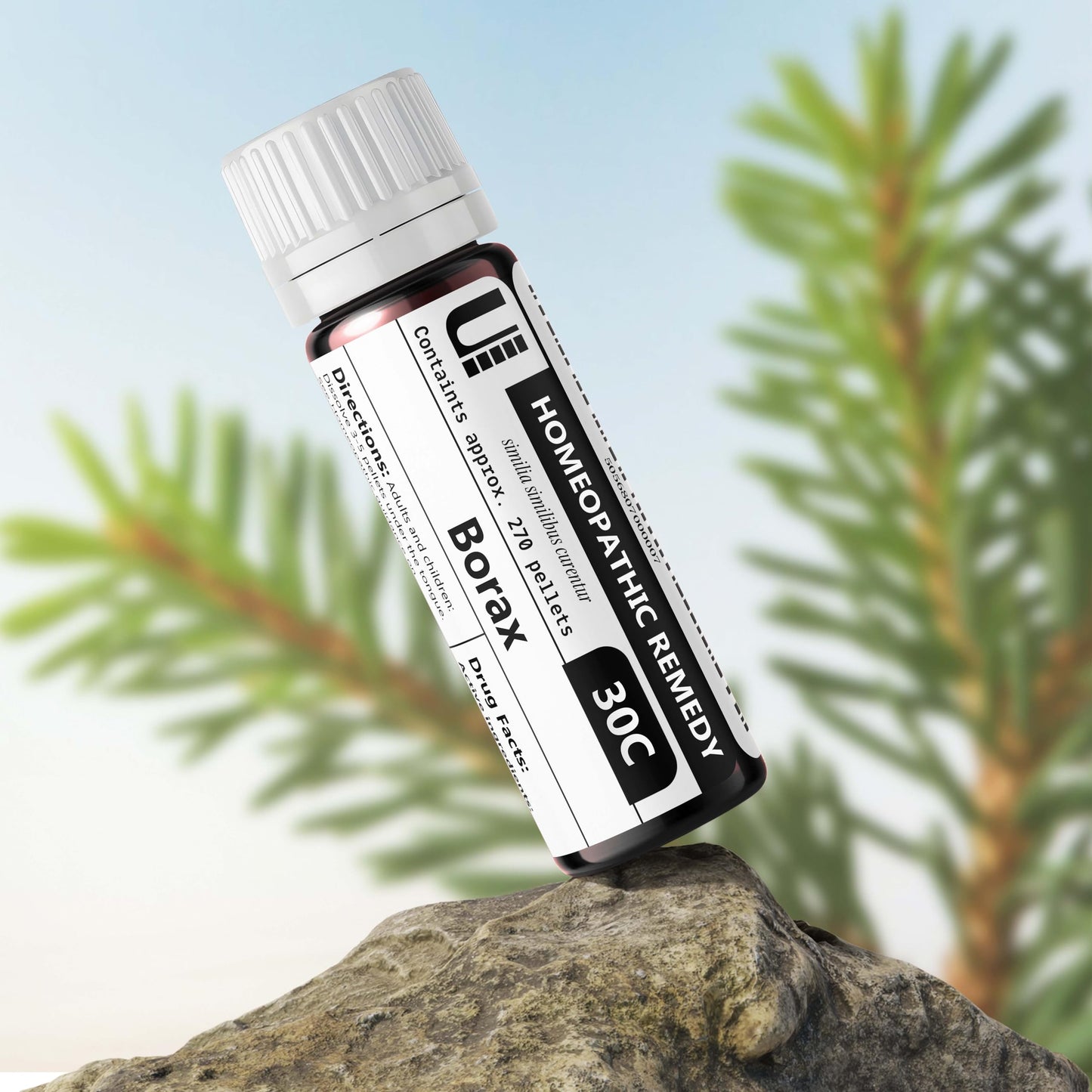 Borax 30C Homeopathic Remedy – 270 Pellets | Lactose-Free