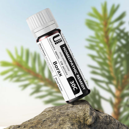 Borax 30C Homeopathic Remedy – 270 Pellets | Lactose-Free